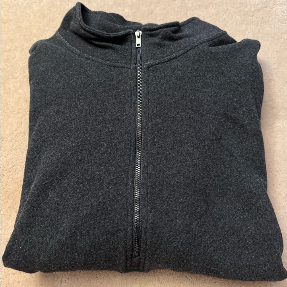 Black Half Pullover Sweater